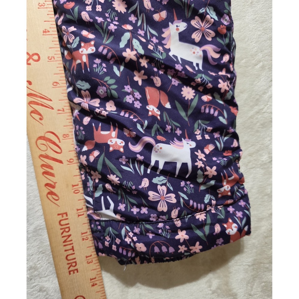 New Children's Place Overall, Toddler Girl Size 3T Print Snowsuit,‎ snow bib - Picture 9 of 9